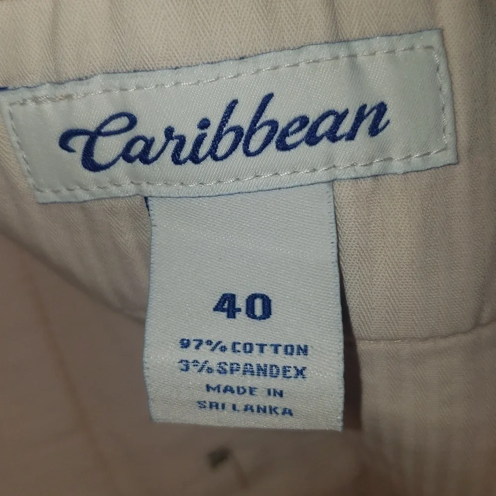 Preppy Shorts Men 40 Cotton Stretch Flat Front Yellow Travel Career Golf New